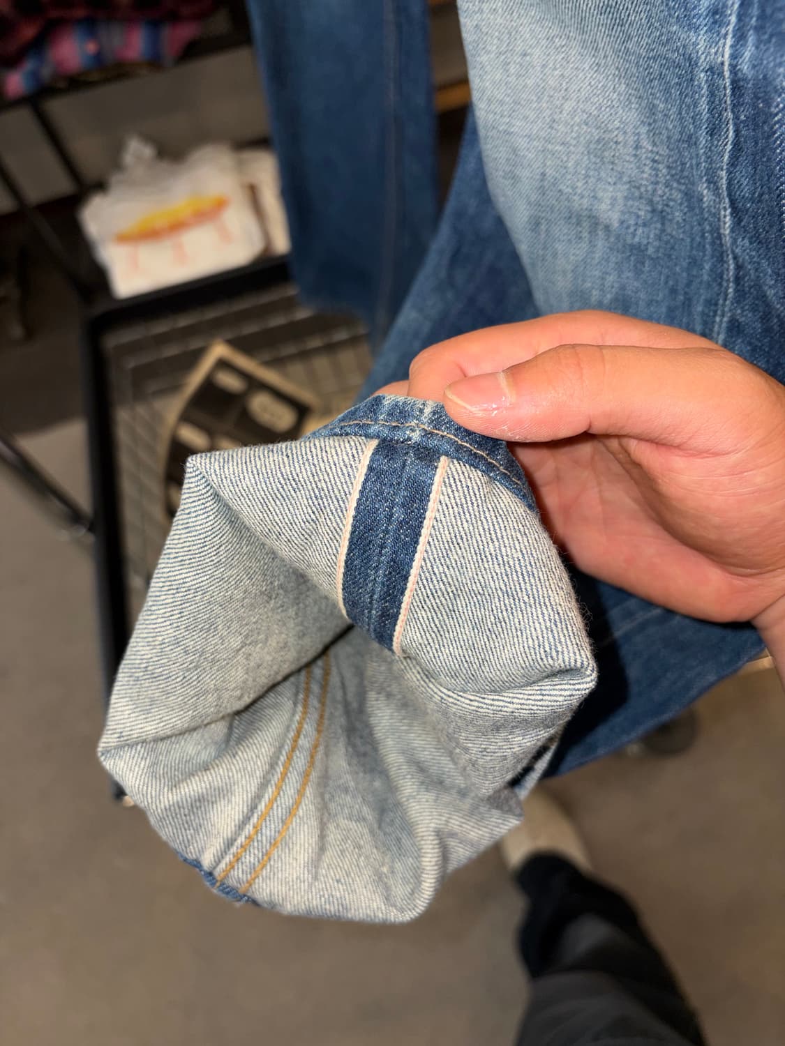 00‘s Levi’s 502 J22 selvedge denim pants 상품이미지7