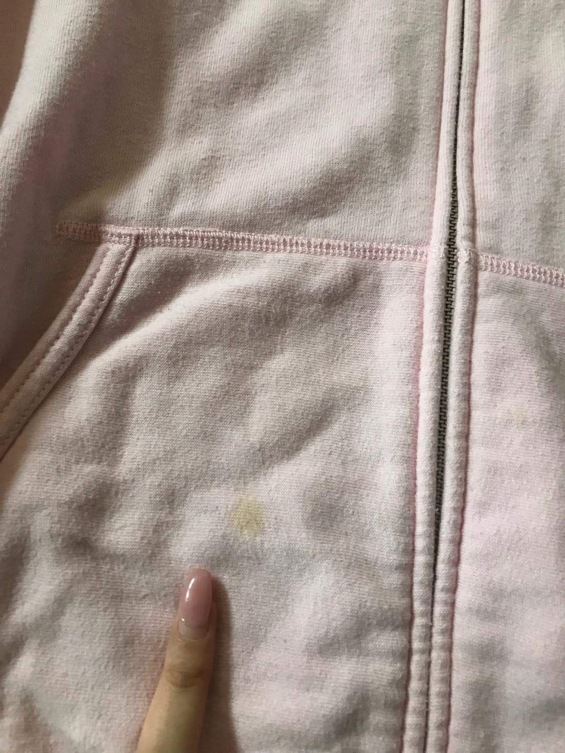 폴로 연핑크 후드집업 상품이미지8