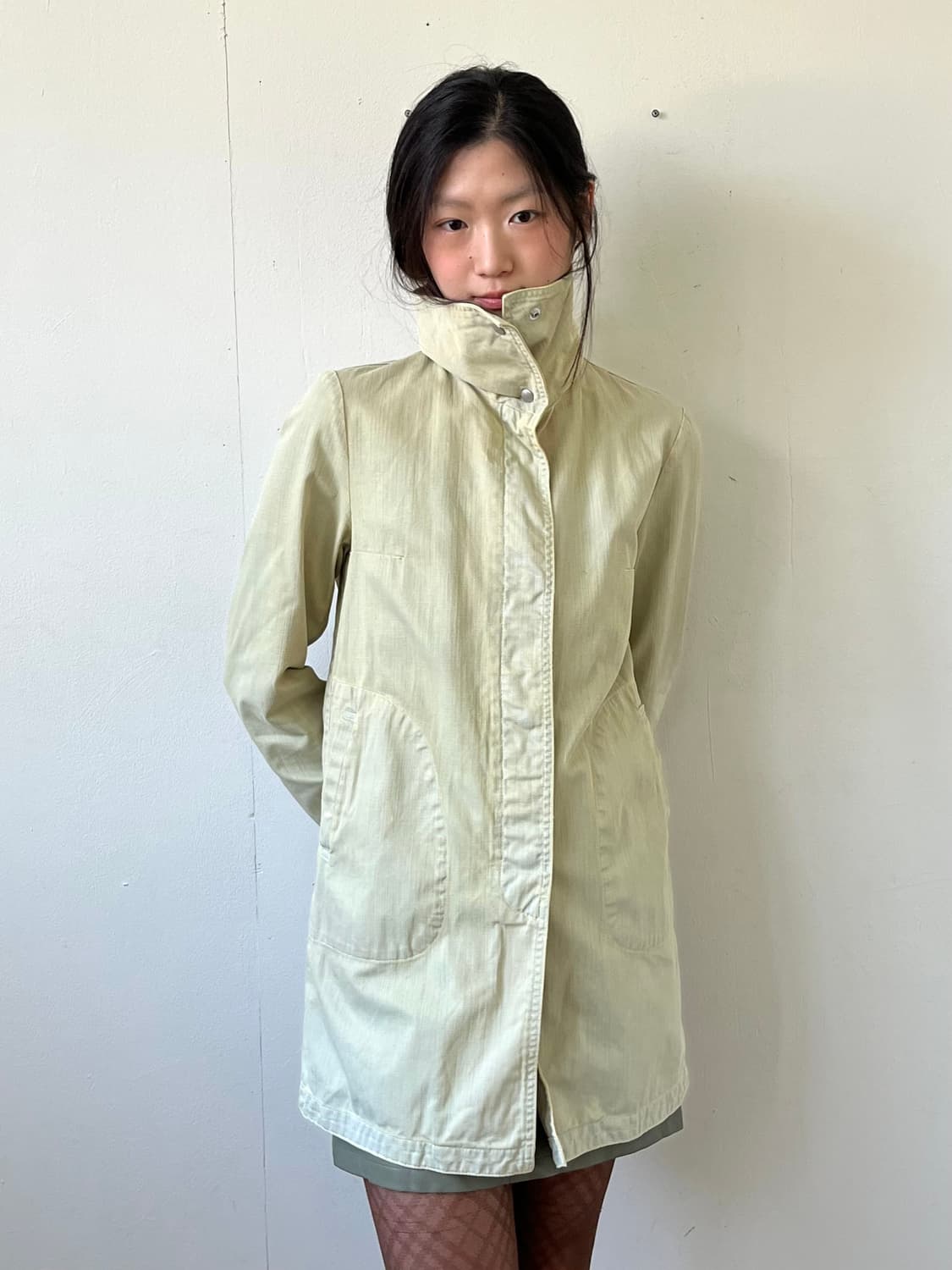 UNITED COLORS OF BENETTON 라임 데님 자켓 상품이미지6