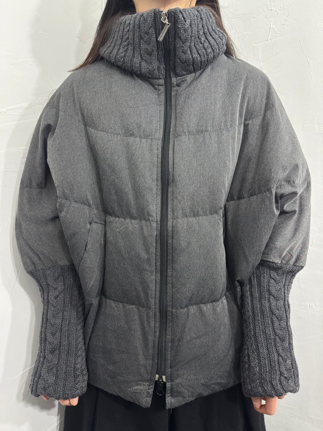 hiroko bis knit detail twoway padding 상품이미지3