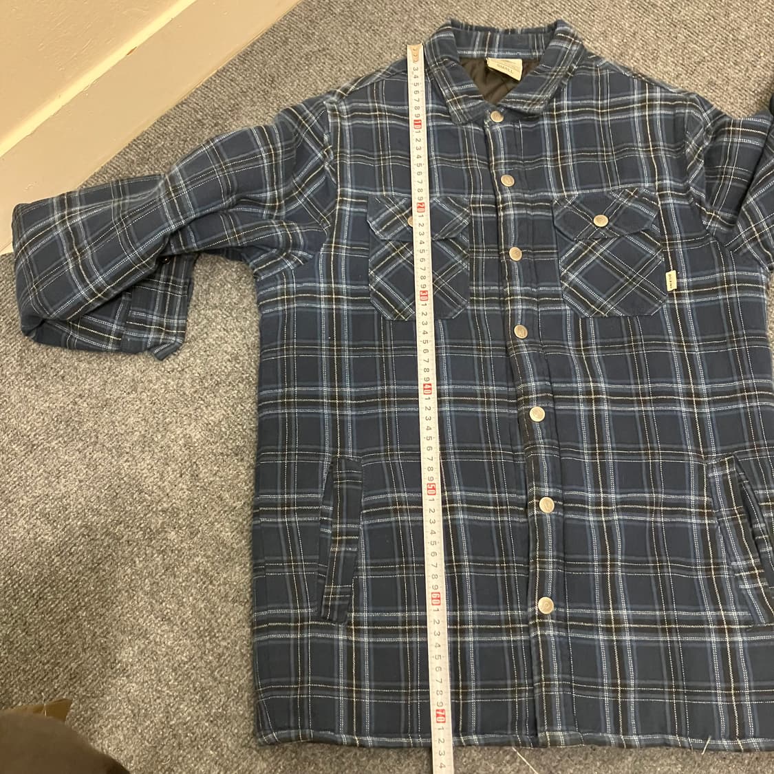 N208 디키즈 퀼팅 체크 셔츠 자켓 상품이미지6