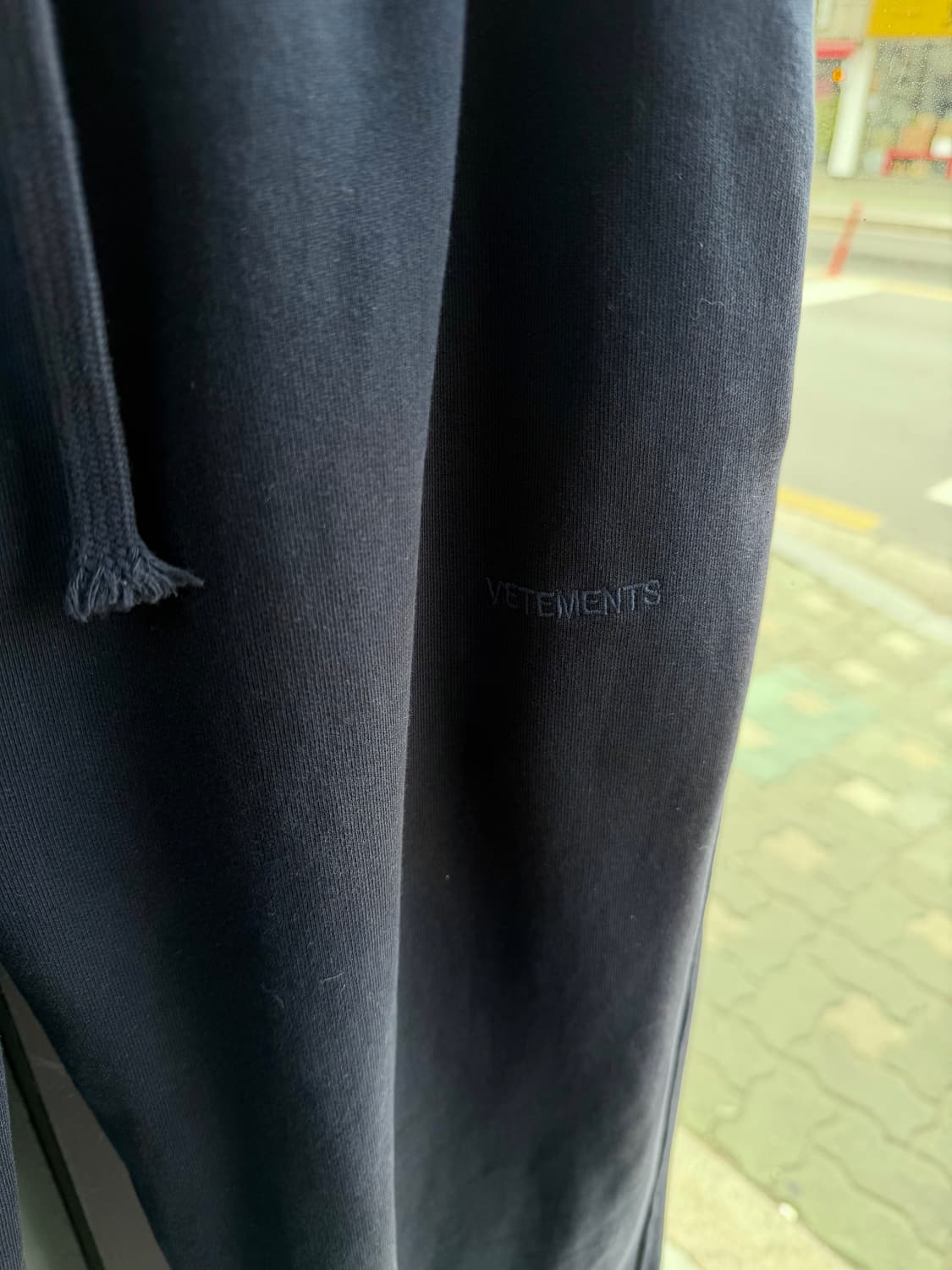 XS(82)/ 베트멍 스트링 밴딩 로고 조거팬츠 상품이미지4