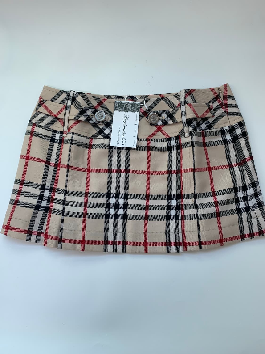 Classic Tuck Check Skirt / s size 상품이미지5