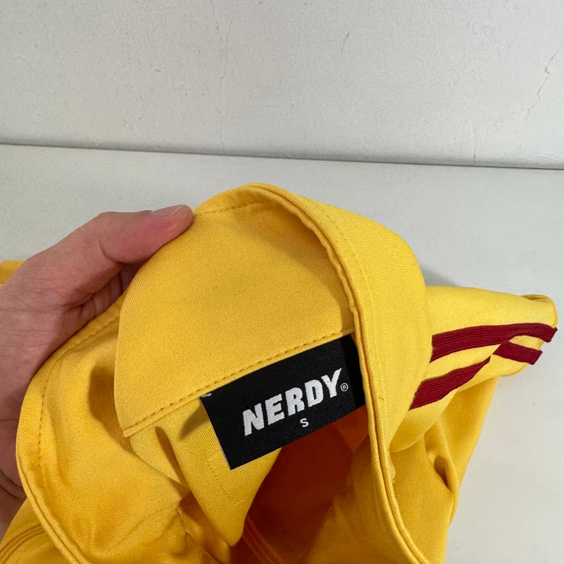 S 95 널디 옐로우 오버핏 트랙탑 집업 져지 상품이미지3