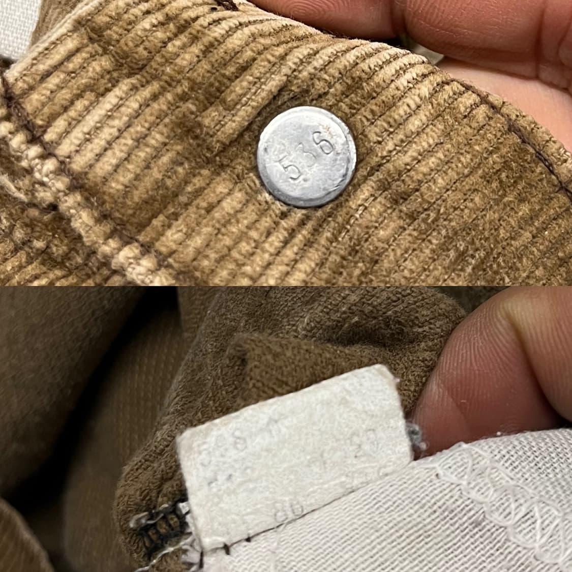 80s Levis519 코듀로이 팬츠 (35”) 상품이미지6