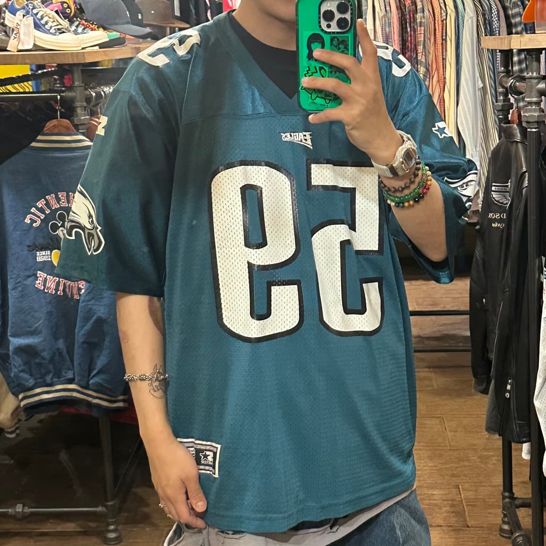 [HI] STARTER 반팔티 그린 상품이미지4