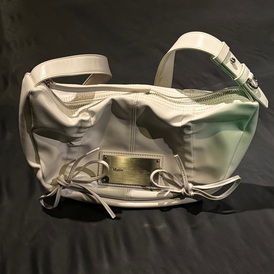 마뗑킴 로고 리본 숄더백 상품이미지3