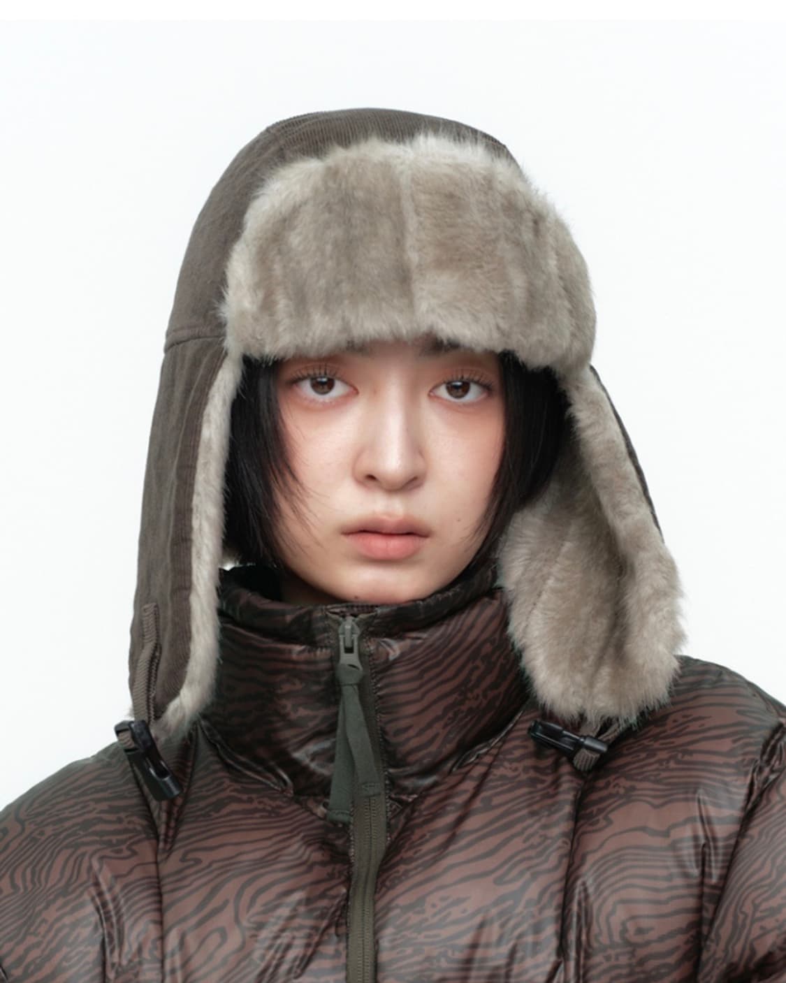 (새상품) 밀로 우먼 퍼 트루퍼 햇 코코아 상품이미지1