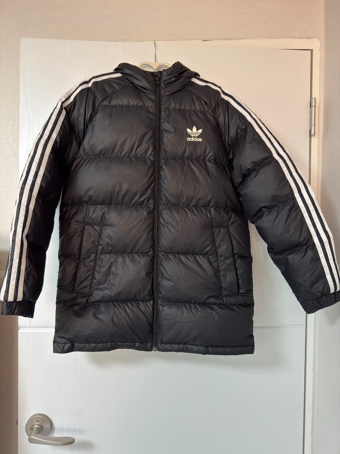아디다스 3선 구스 패딩 L 상품이미지1