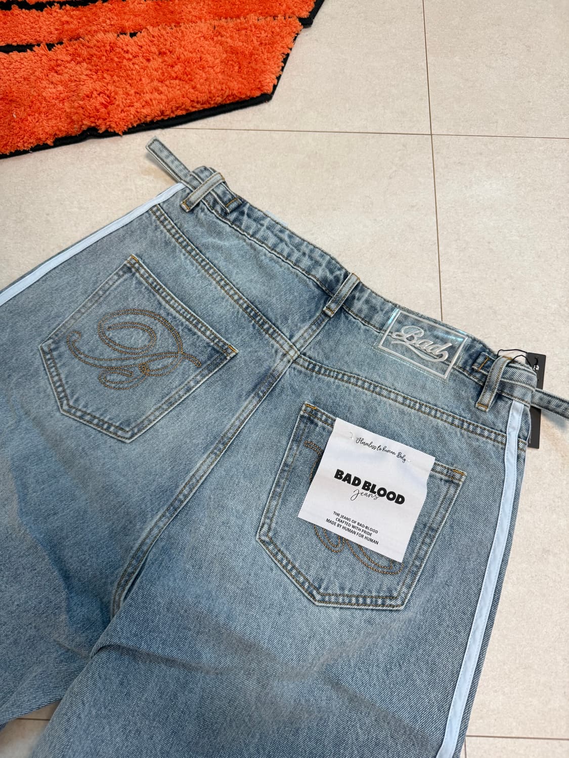 [S] 배드블러드 빌리 트랙 버뮤다 데님 팬츠 상품이미지8