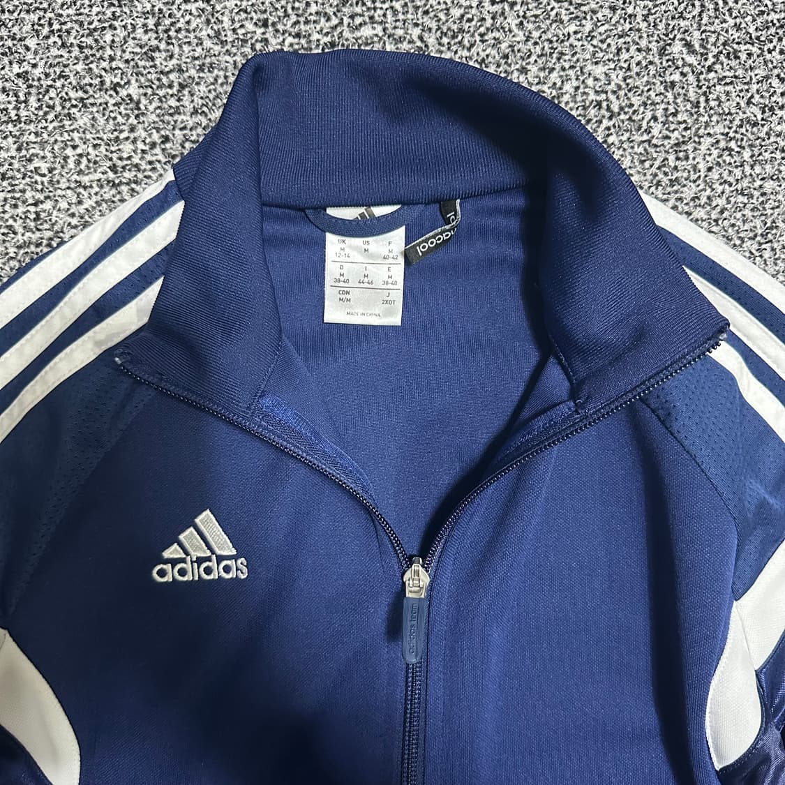 (M) 아디다스 삼선 트랙탑 져지 남흰 상품이미지2