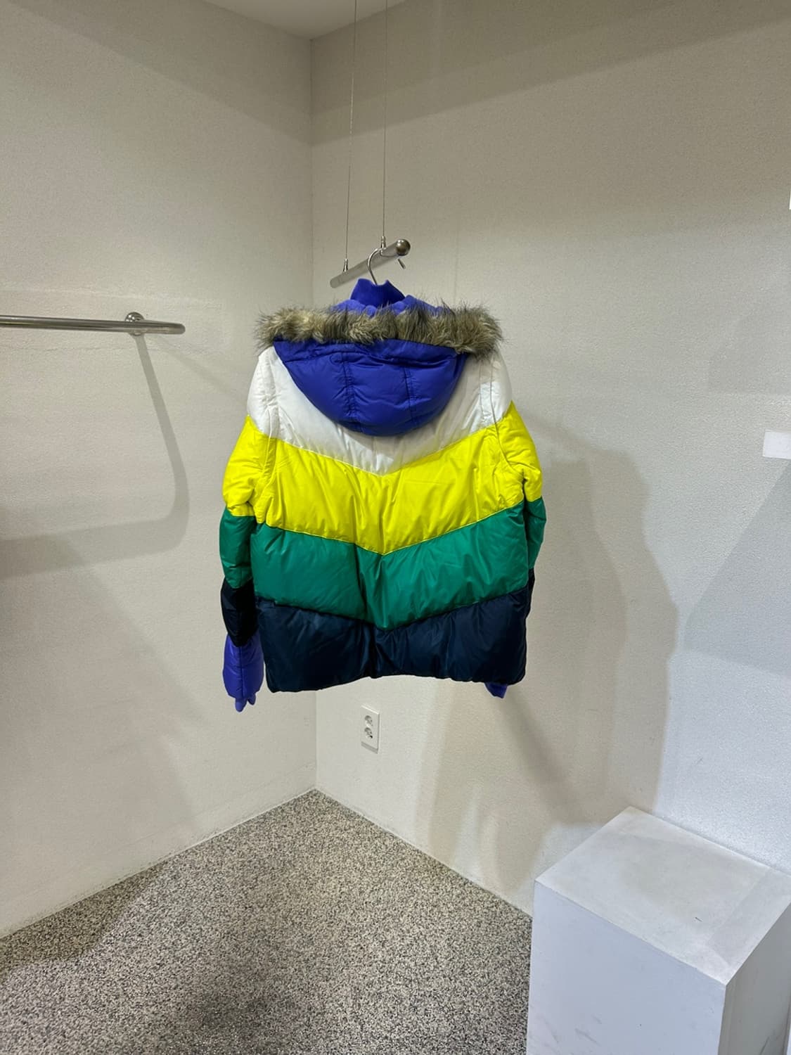 나이키 컬러블록 후드퍼 패딩 상품이미지2