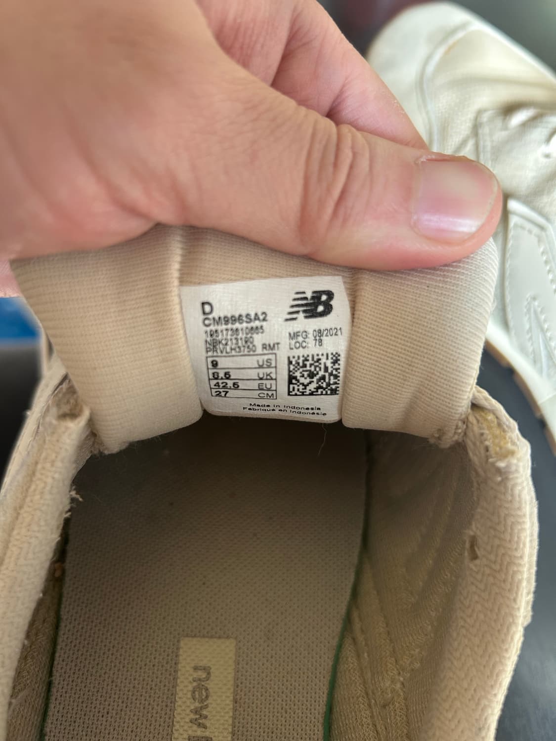 뉴발란스 996 베이지  상품이미지4
