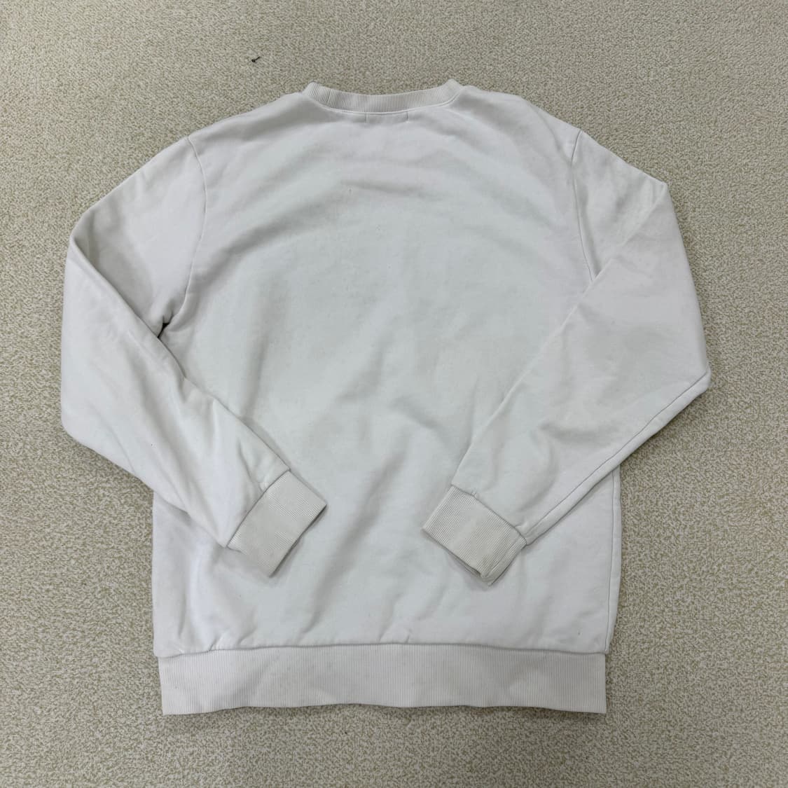 [M] 게스 빅로고 아이보리 맨투맨 0108T1 상품이미지2