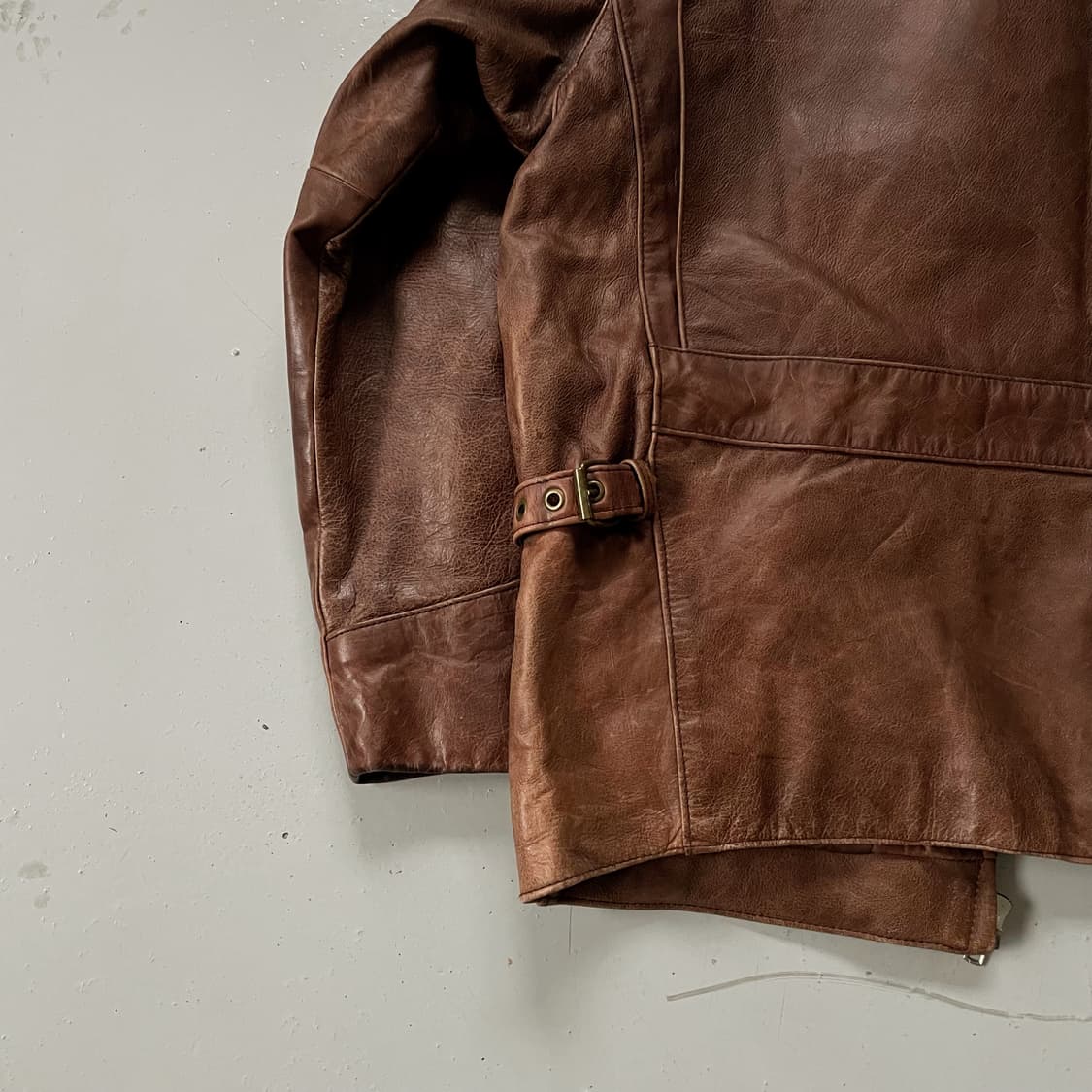 Cowhide Fade Motocycle Jacket 상품이미지6