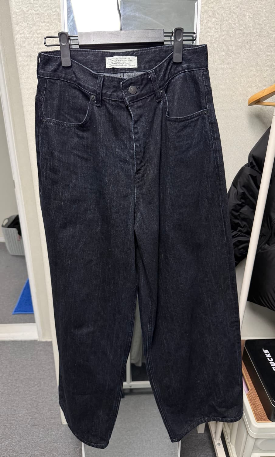 새상품) 다이브인 와이드 데님팬츠 인디고 상품이미지2
