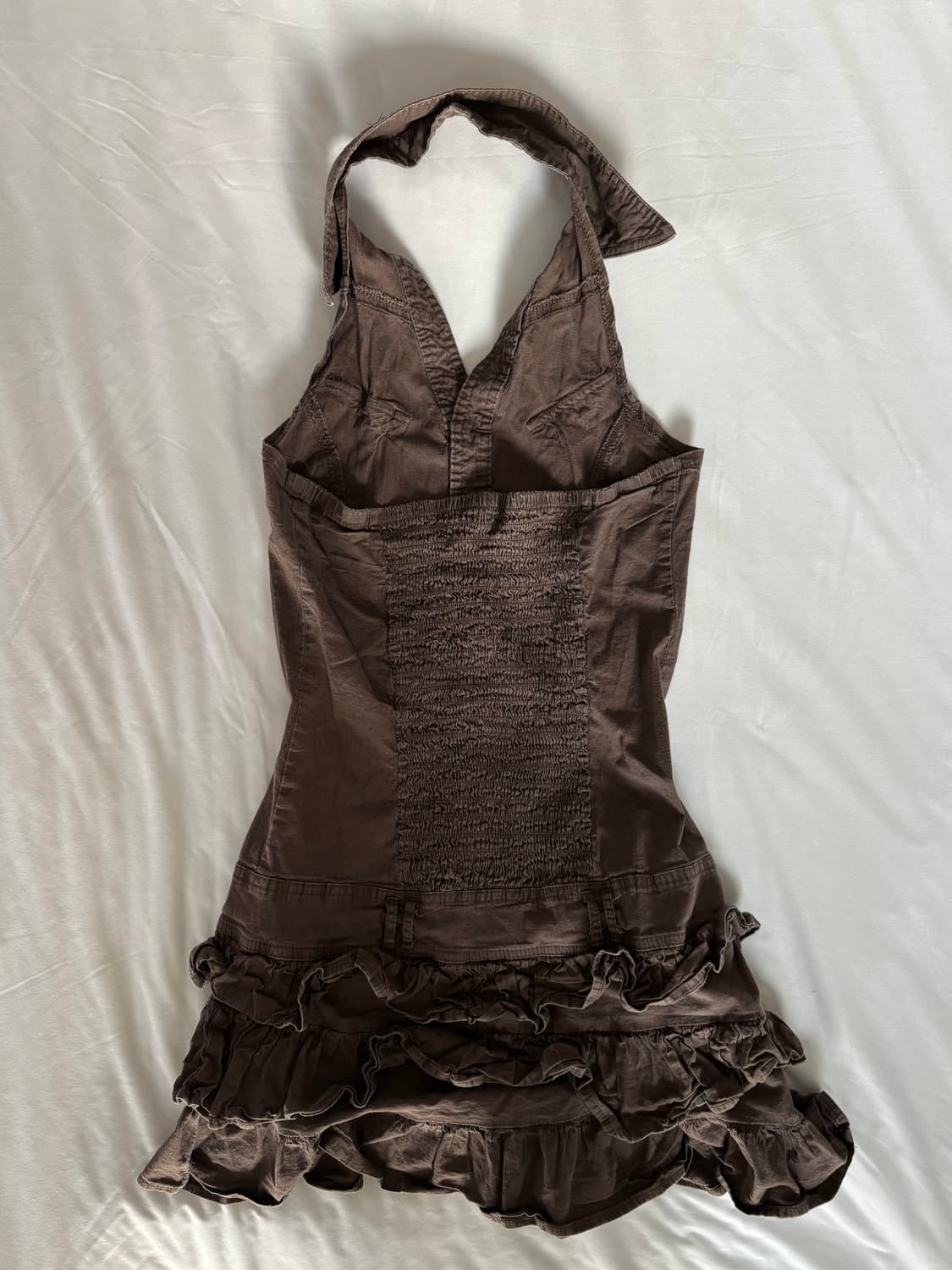 Jennyfer 프릴 홀터넥 원피스  상품이미지2