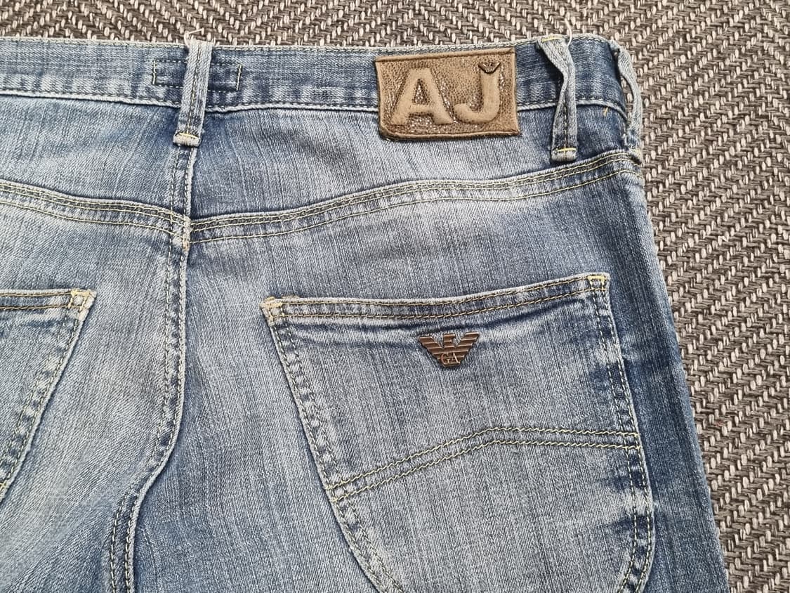 ARMANI JEANS — 라이트 워싱 슬림 데님 팬츠 상품이미지5