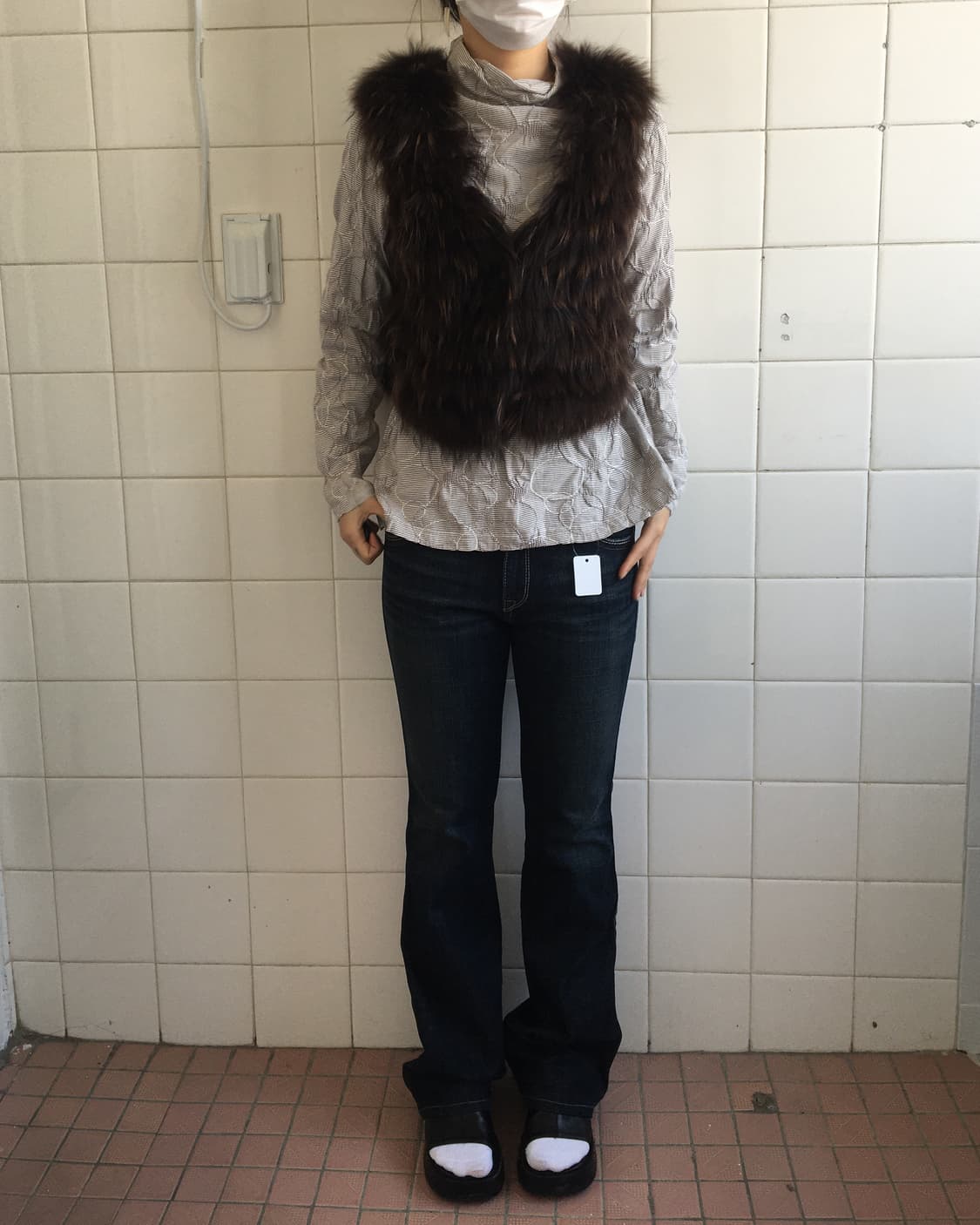 Fur vest 상품이미지5
