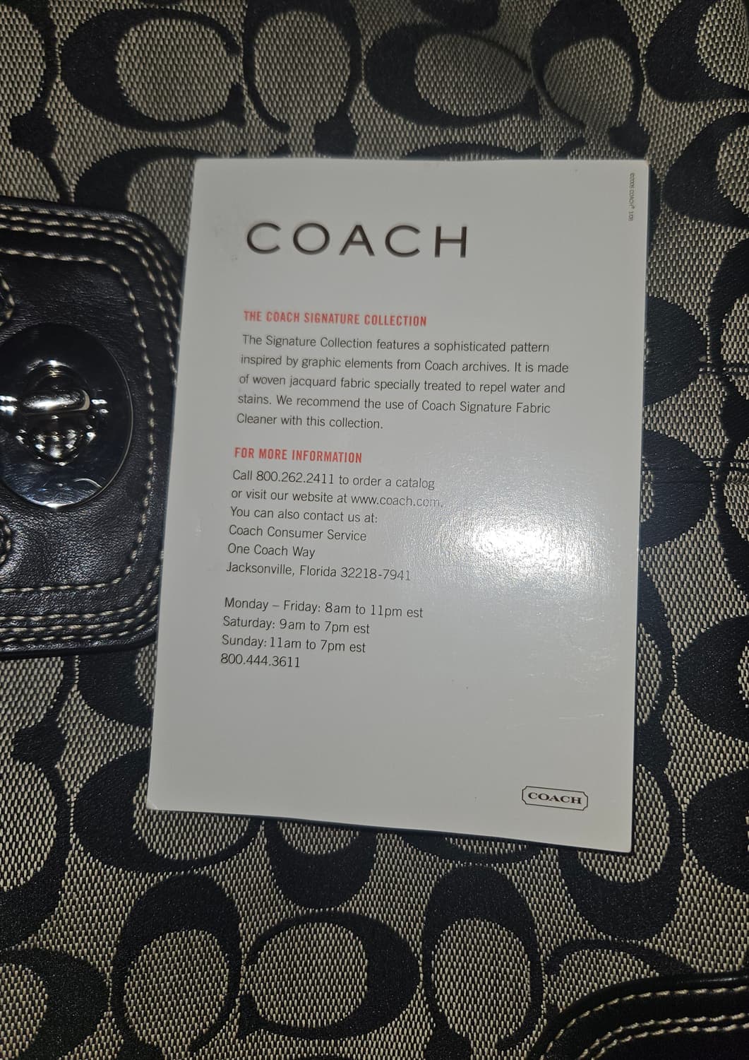 빈티지 코치 햄튼 호보백 상품이미지3