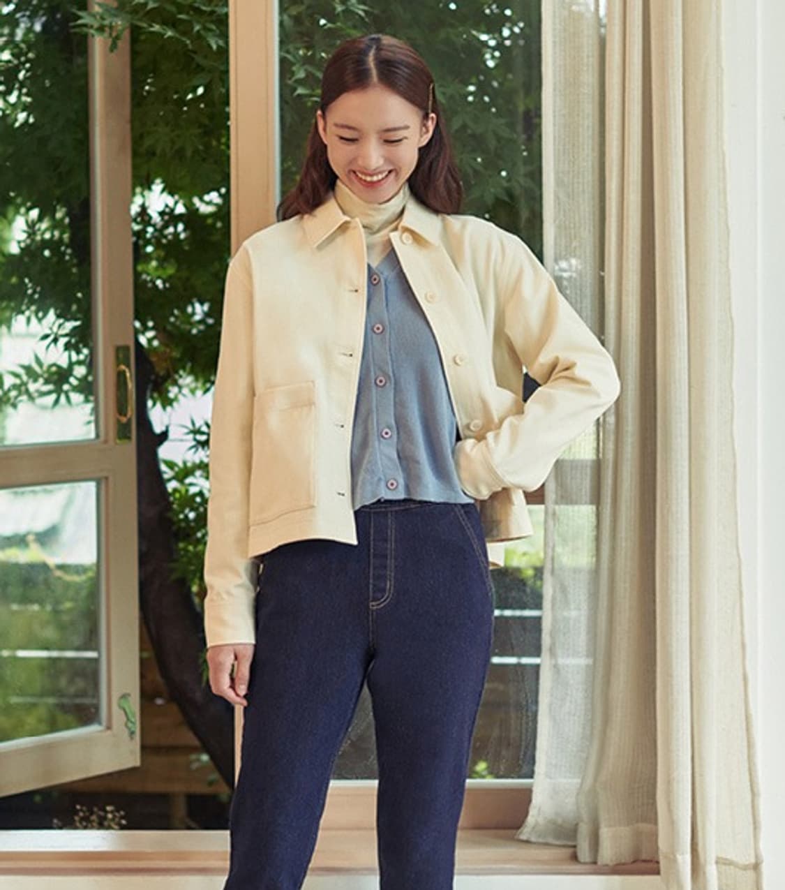 에디바우어 자켓 M  상품이미지2