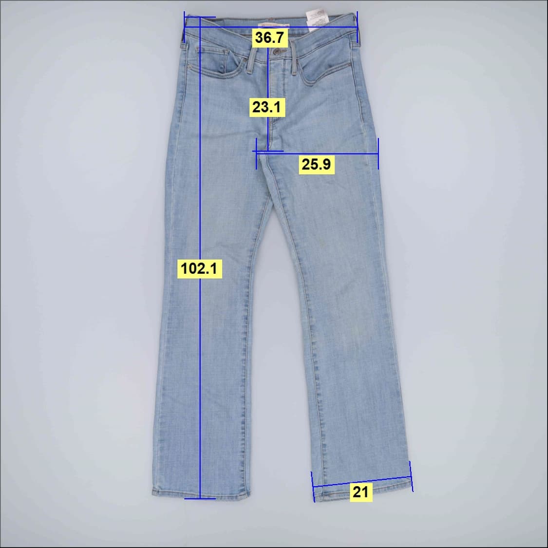 28 리바이스 여성 부츠컷 데님 0303H1 상품이미지10