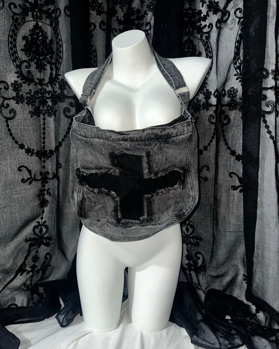 Grey washing cross bag 상품이미지1