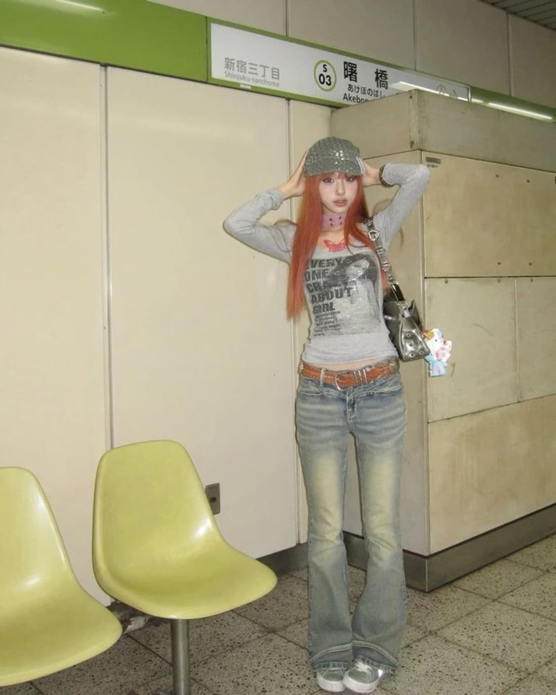 y2k 라떼깔 갸루 빈티지 랜덤박스 랜박 엑시즈팜 모리걸 로걀 상품이미지5