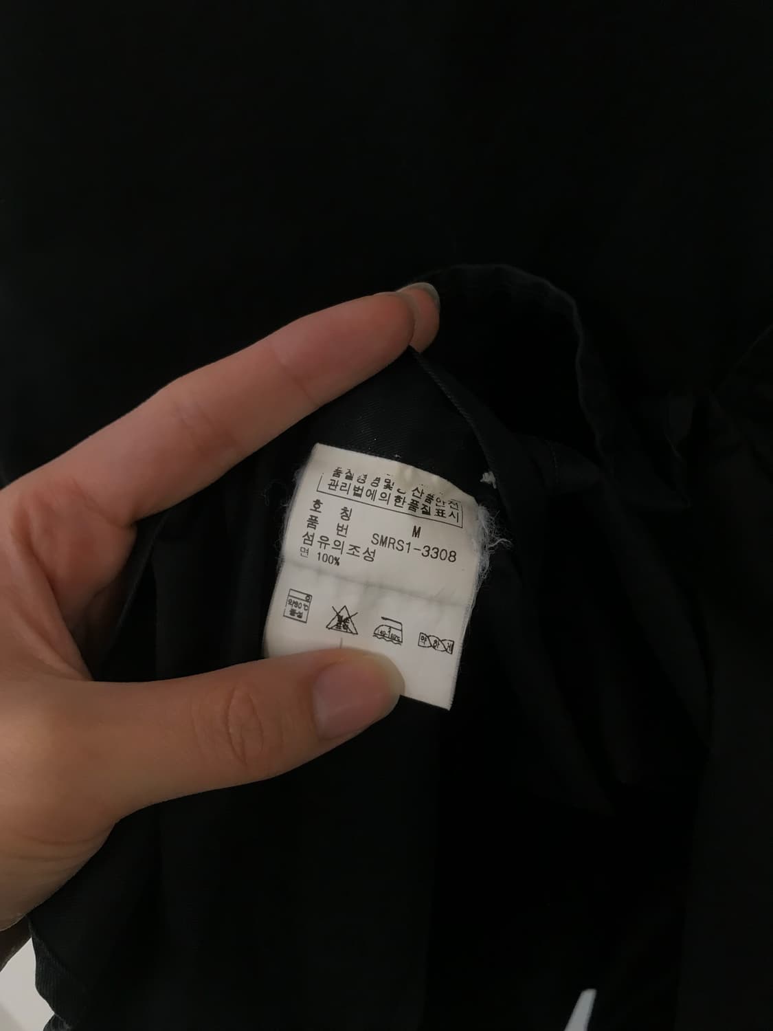 폴로 랄프로렌 자수로고 블랙 솔리드 셔츠 상품이미지5