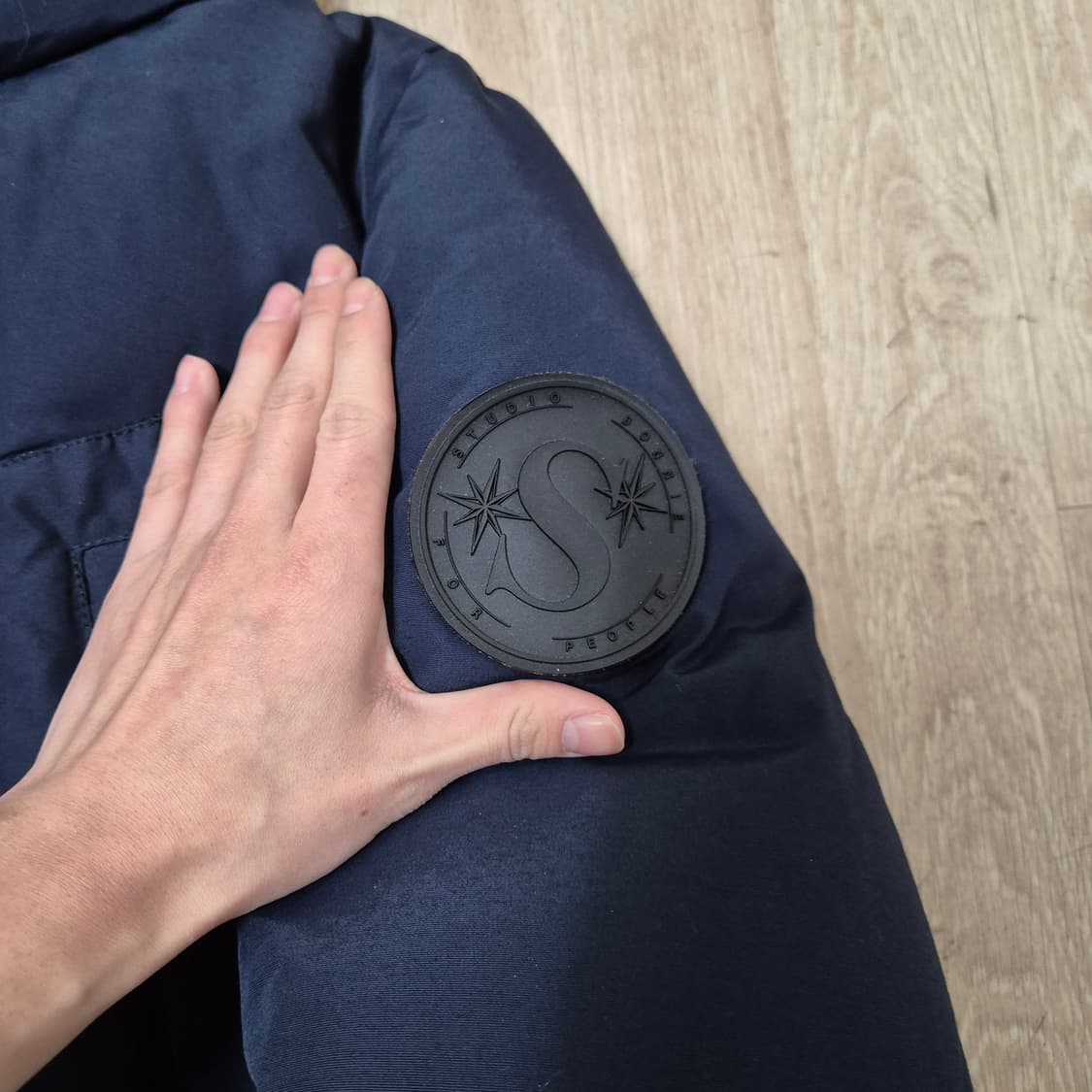 스튜디오 보니 여성 프리미엄 하이넥 덕다운 롱패딩 상품이미지4