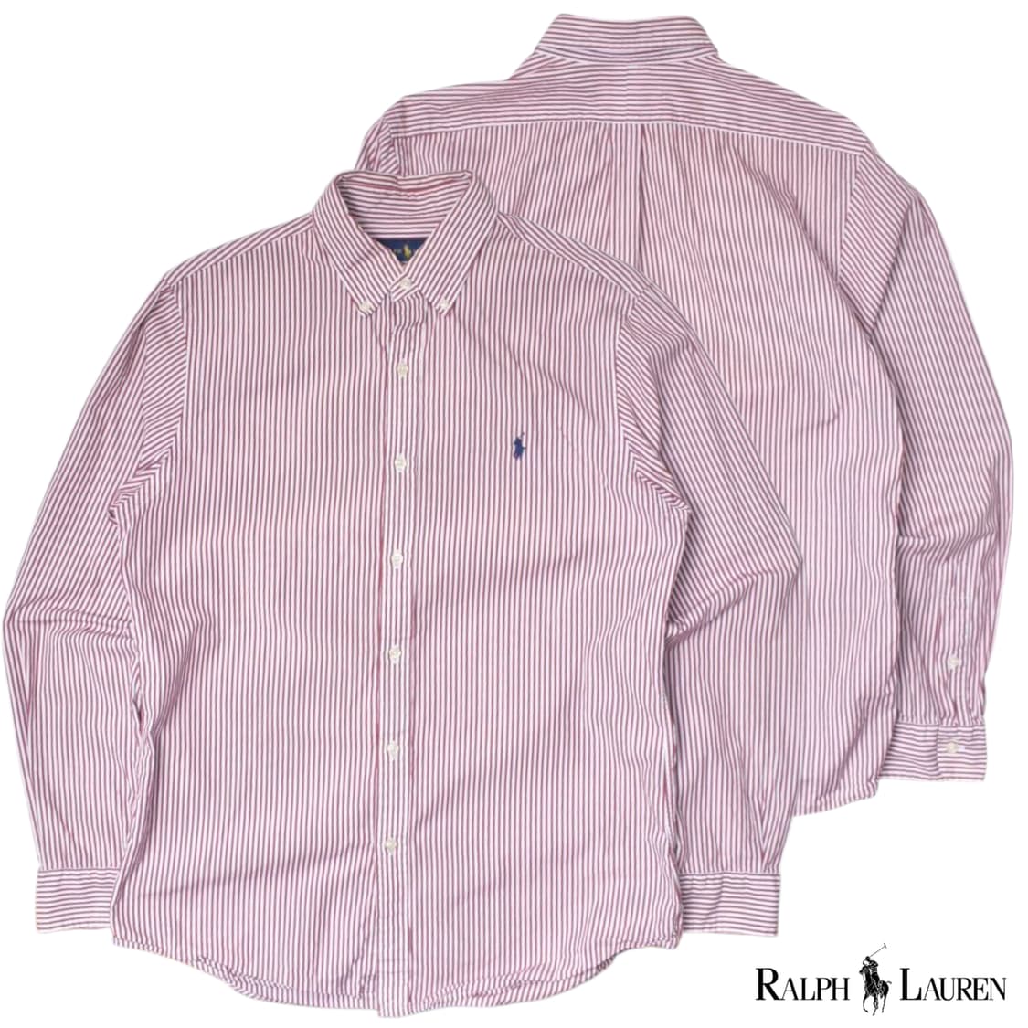 폴로랄프로렌 신형라벨 슬림핏 스트라이프 셔츠 M 상품이미지1