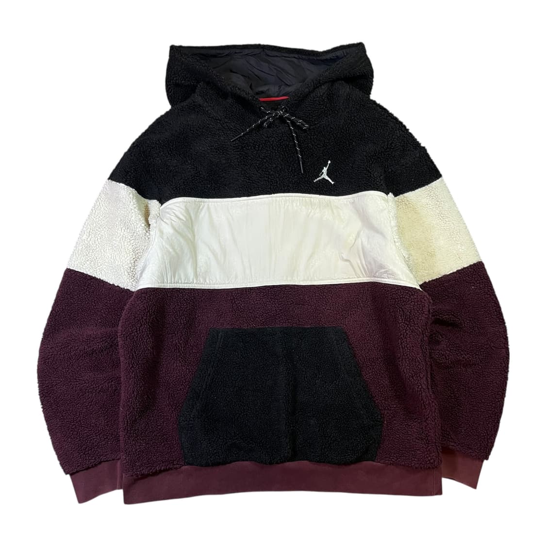 나이키 조던 배색 쉐르파 후드티 상품이미지1