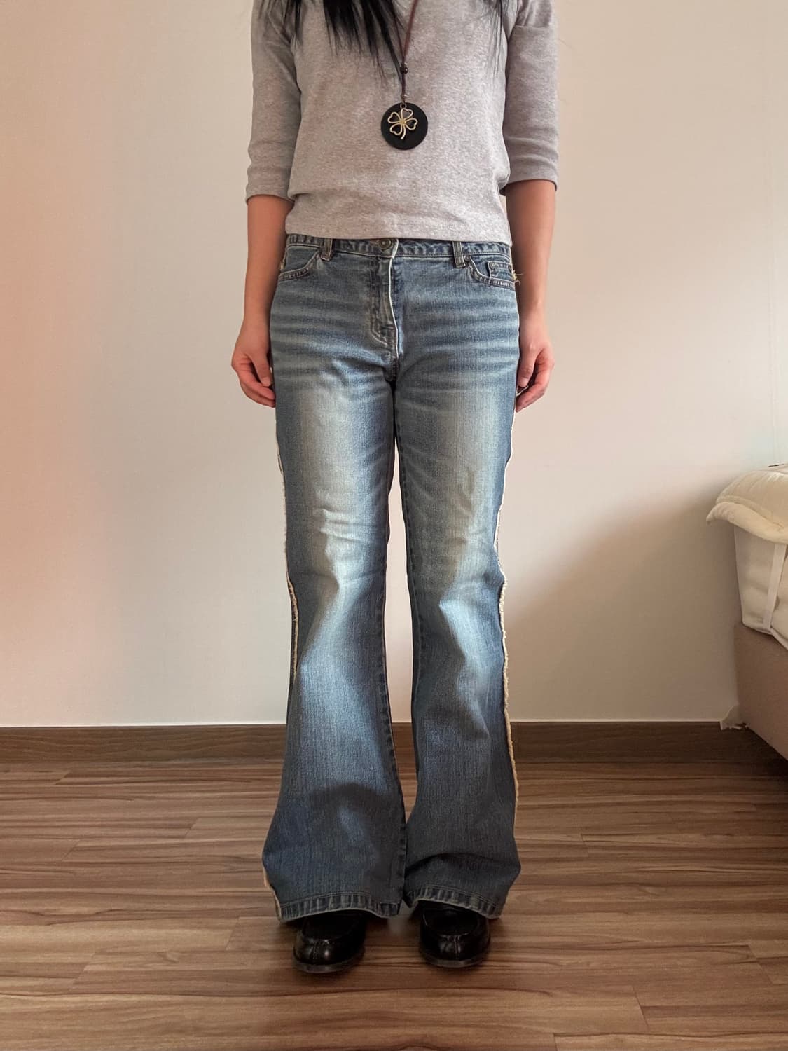 사이드라인 데님 부츠컷 팬츠 상품이미지5