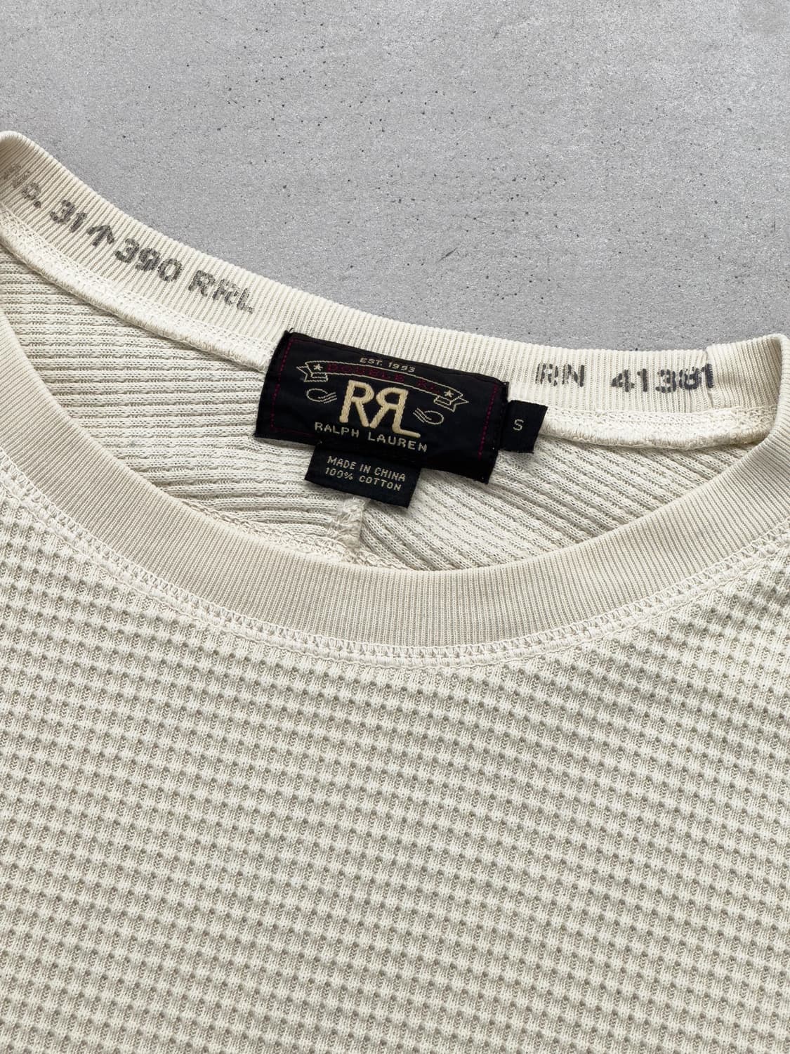RRL 써멀 와플 니트 상품이미지5