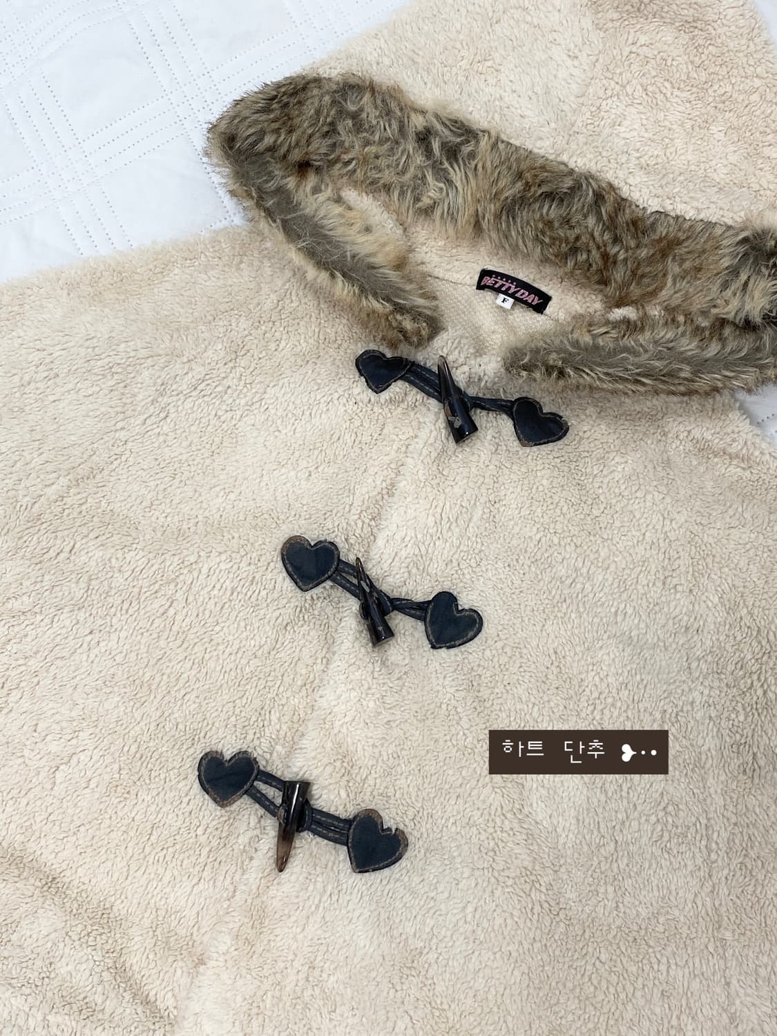 ꒰ঌ 라떼갸루 코리락쿠마 케이프 ໒꒱ 상품이미지2