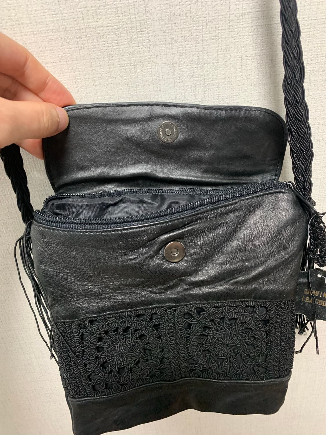 소가죽 미니 크로스백 상품이미지5