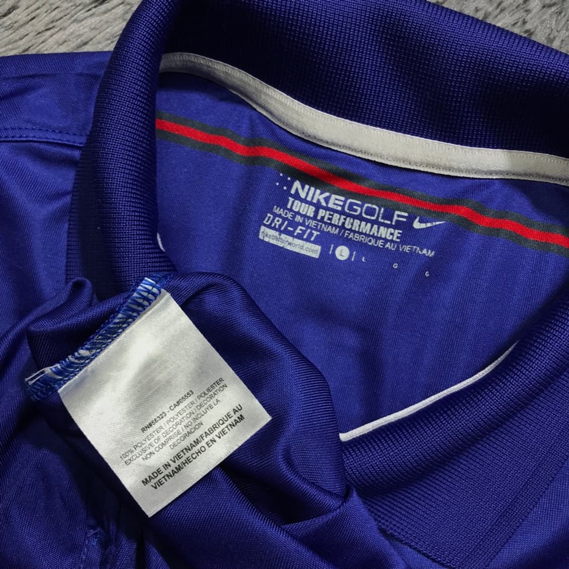 [[L(실 XL)] 나이키(NIKE) 골프 드라이핏 반팔 카라티@374 상품이미지5