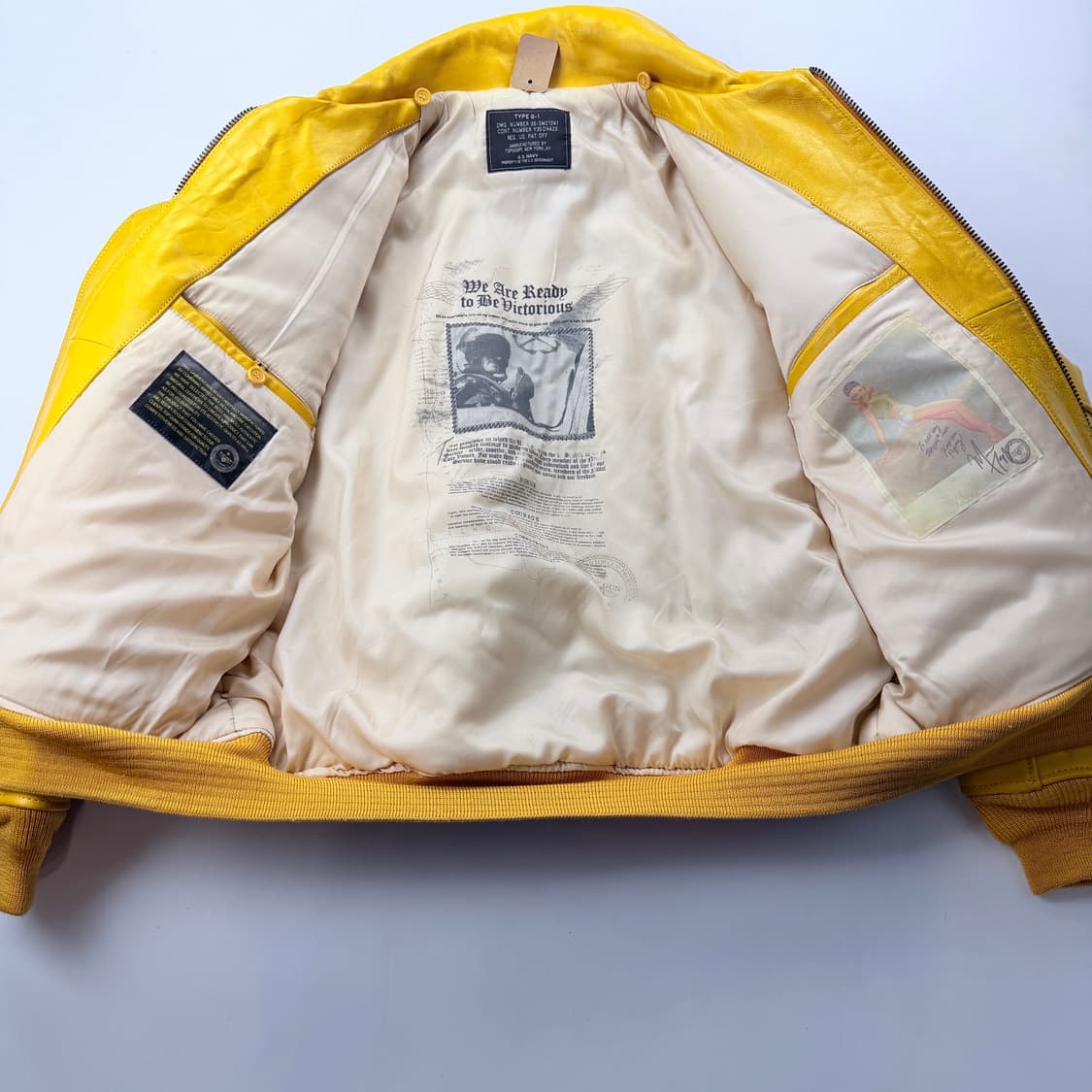 00s 탑건 G-1 레더자켓 상품이미지6