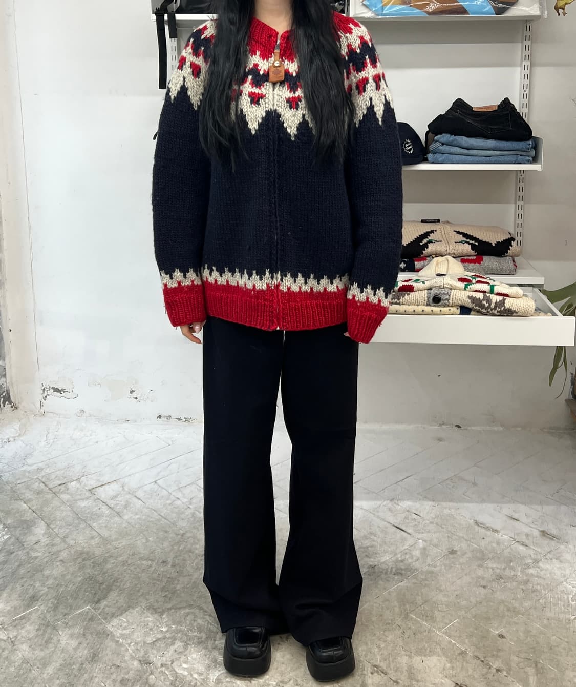 캐네디안스웨터 코위찬 상품이미지5