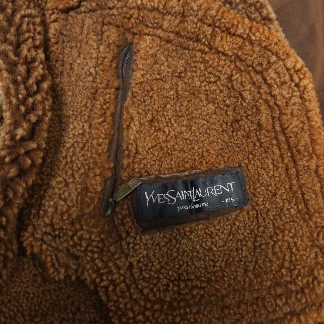 입생로랑 무스탕 양가죽 자켓 점퍼 105 상품이미지8