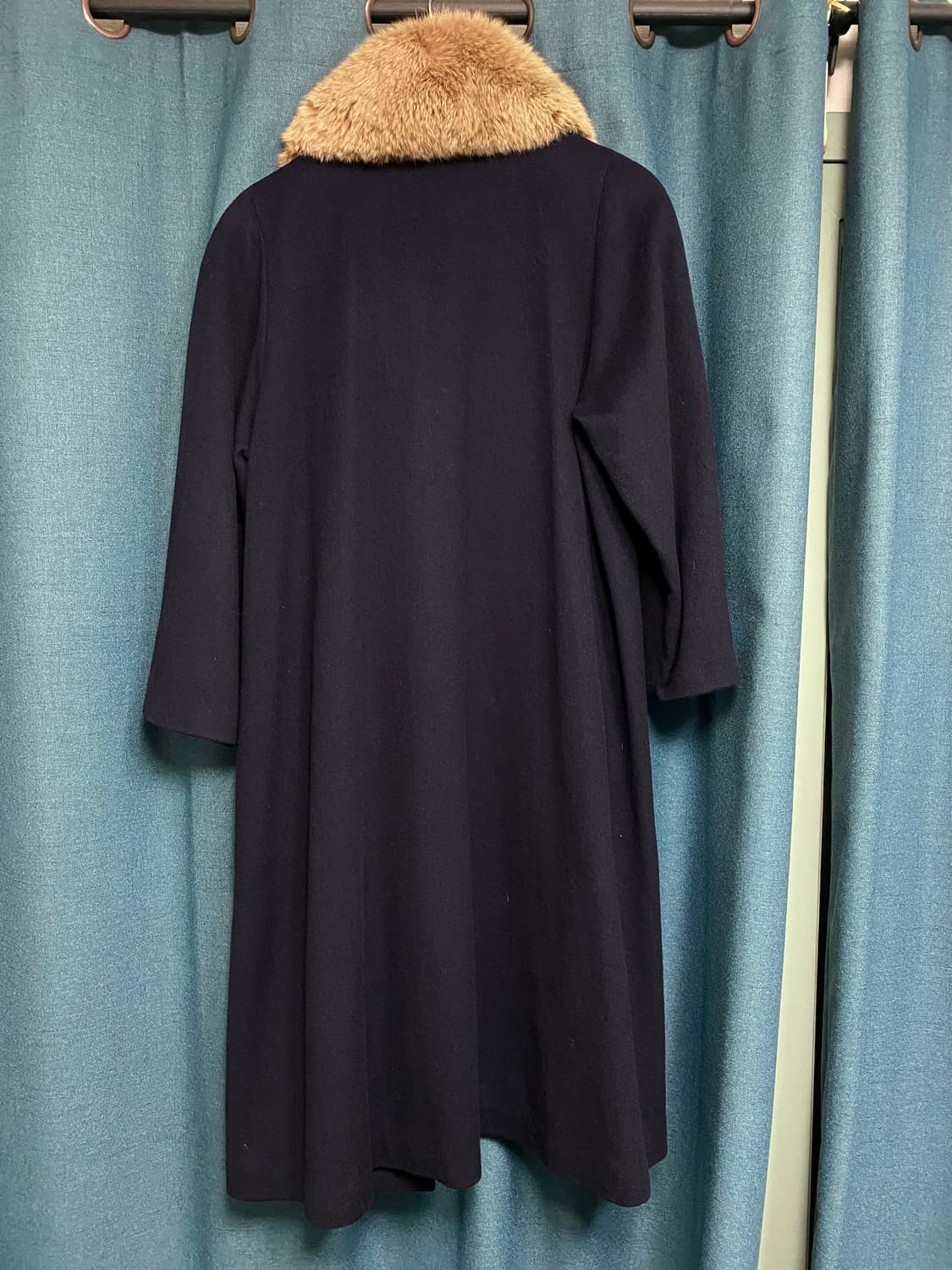 폭스 퍼 캐시미어 롱코트 상품이미지3