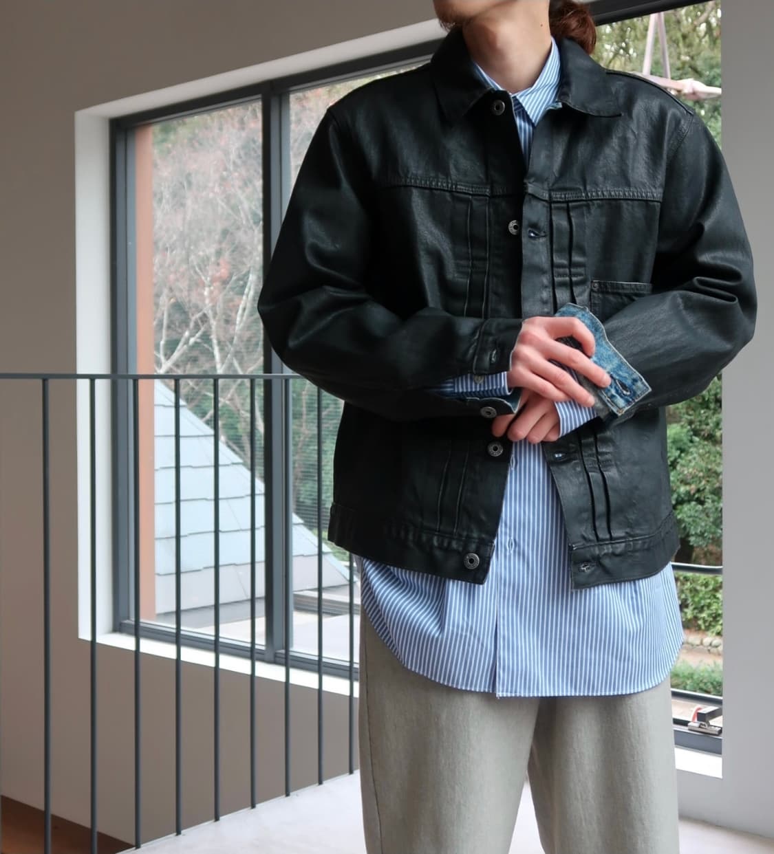 [M] 리바이스 x Biotop 코팅 데님 트러커 상품이미지3