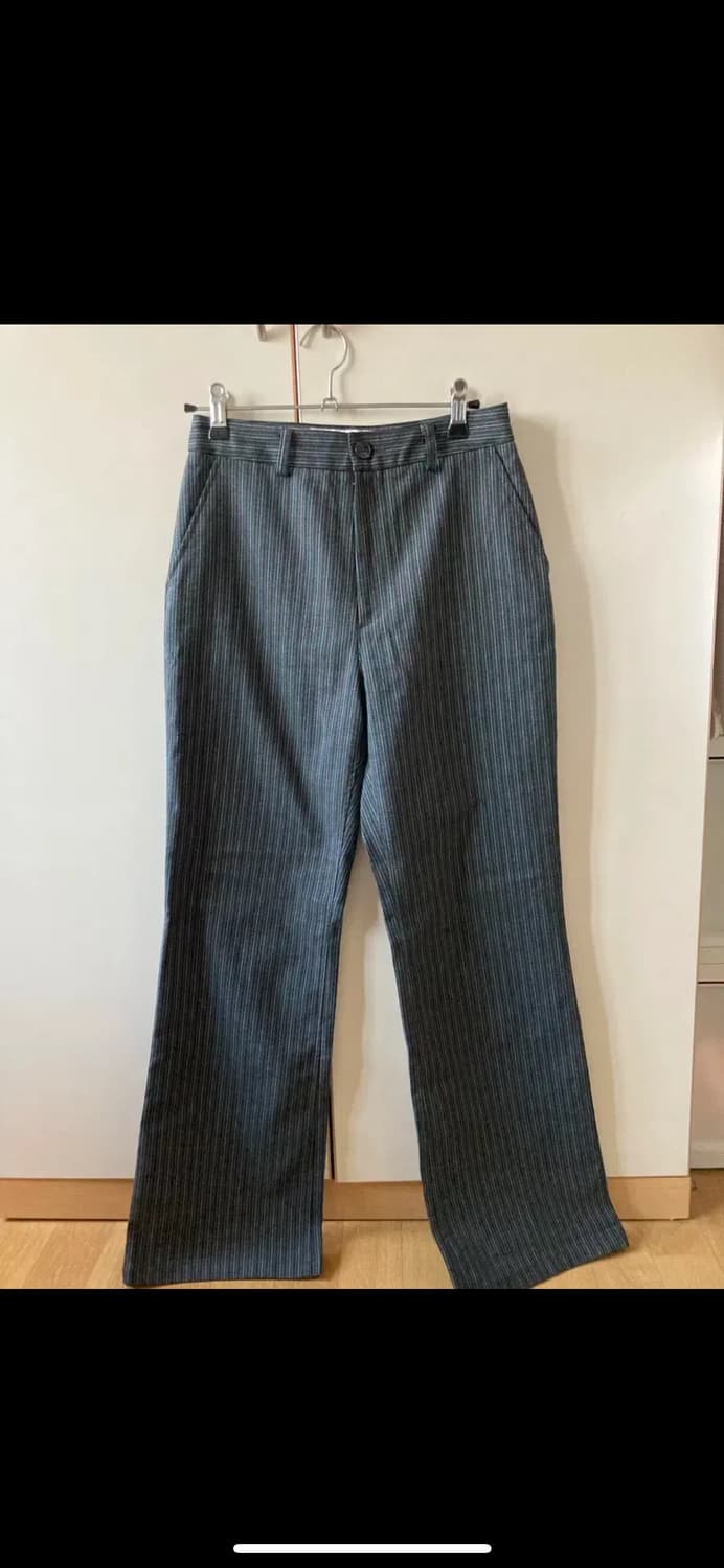 엔조블루스 스트라이프 부츠컷 팬츠(실사) 상품이미지6