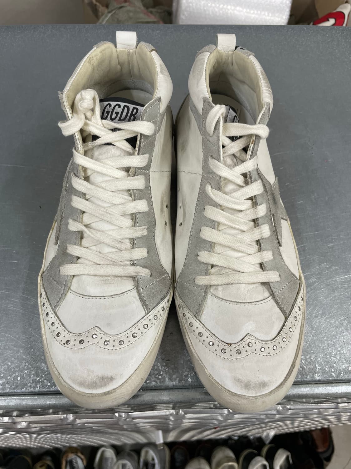 골든구스 미드스타 스웨이드 그레이  38 (gr-4108) 상품이미지5