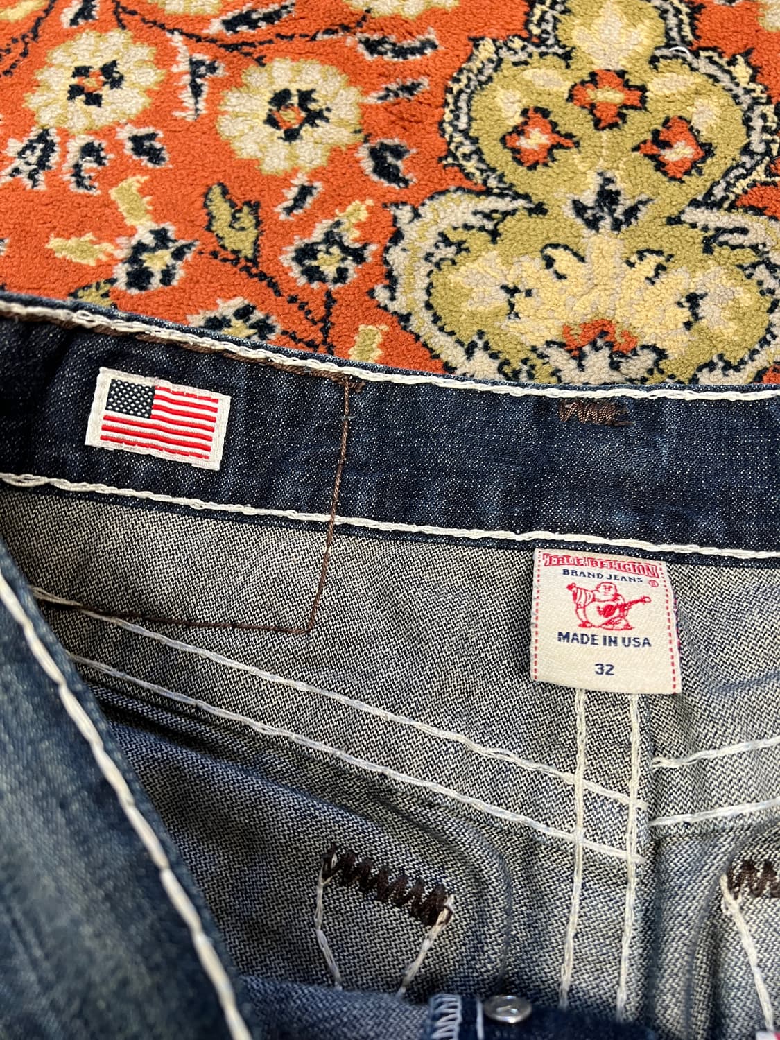 [32] 트루릴리전 제노 슈퍼 T 데님 팬츠 상품이미지3