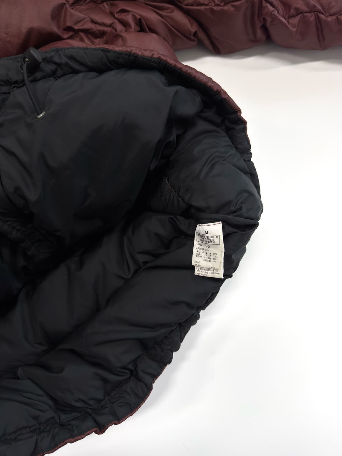 노스페이스 700 눕시2 구스다운 패딩 브라운 상품이미지5