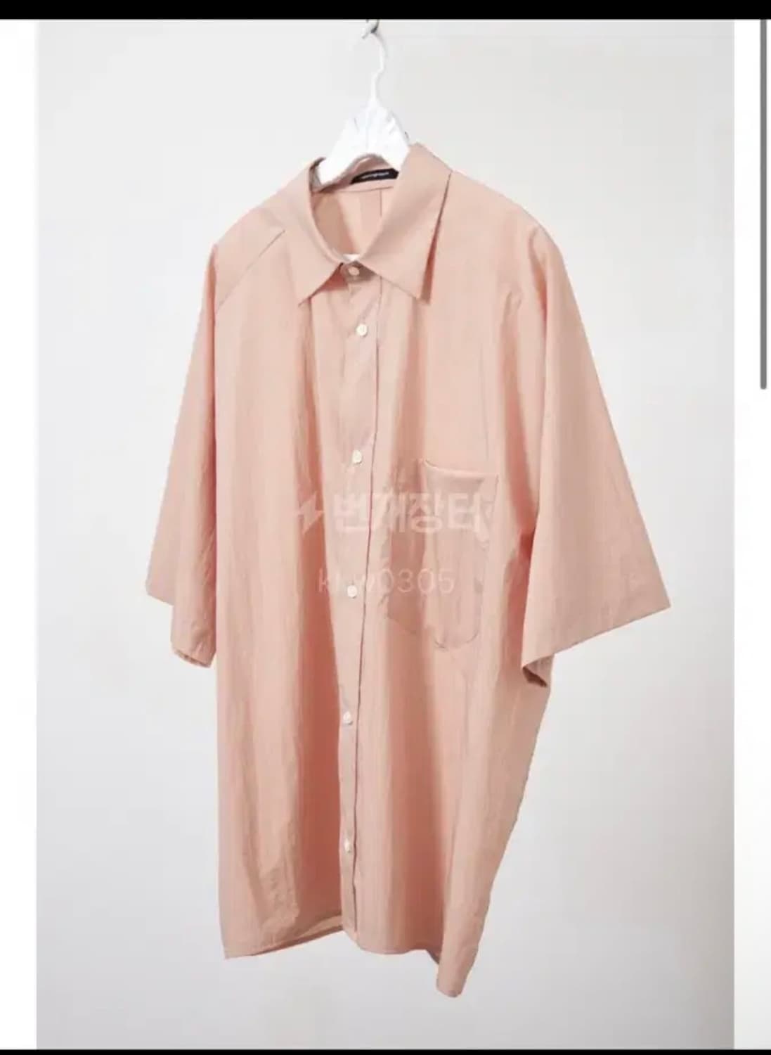 해칭룸 라글란 반팔 셔츠 상품이미지3