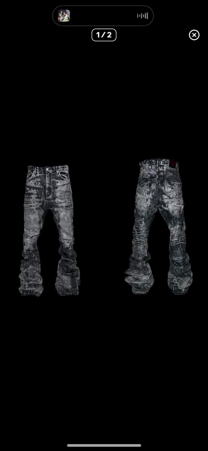 에모스탠스클럽 펜타그램 코티드 배기 플레어 상품이미지1