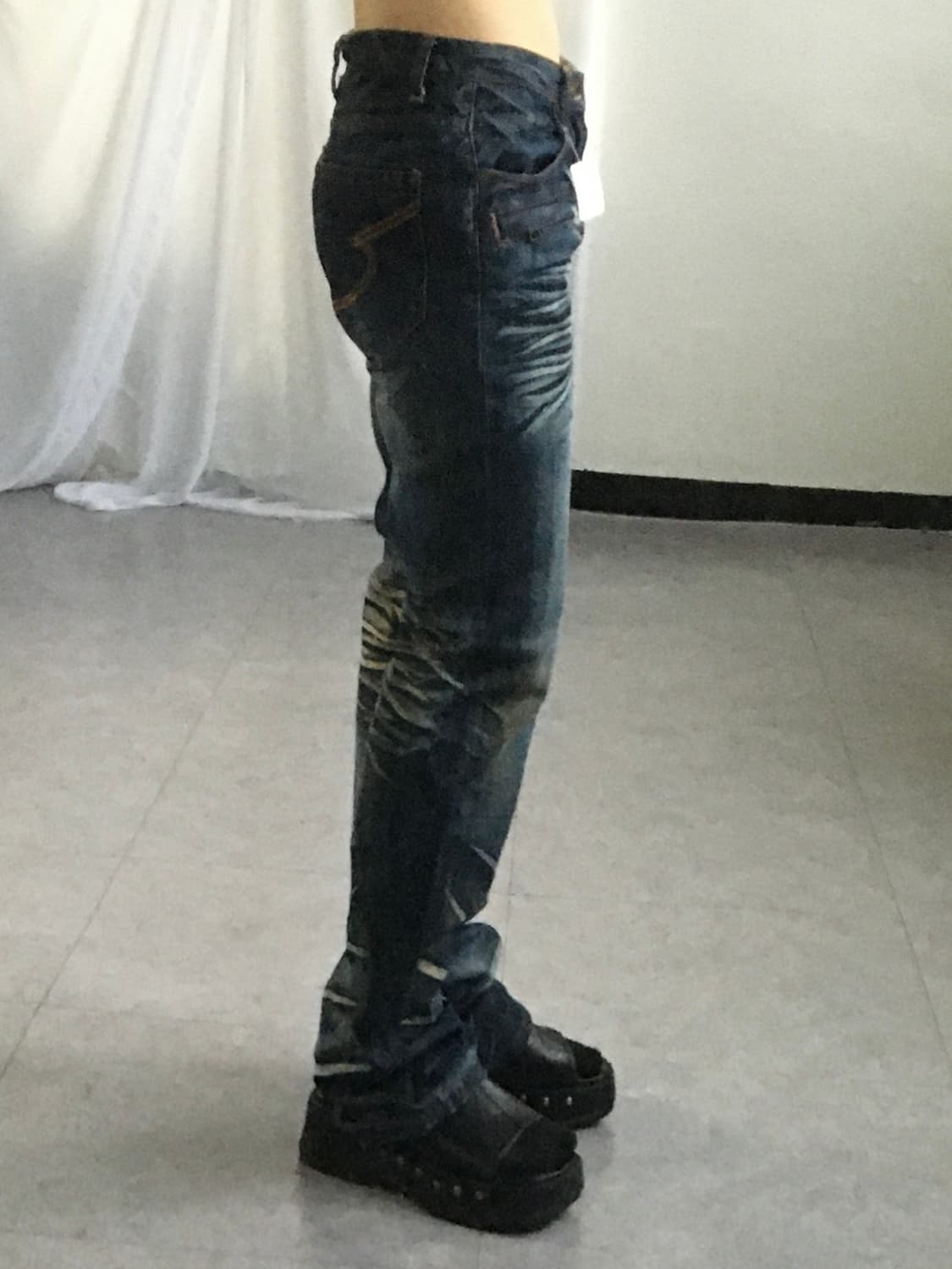 Semantic design washing pants 상품이미지9