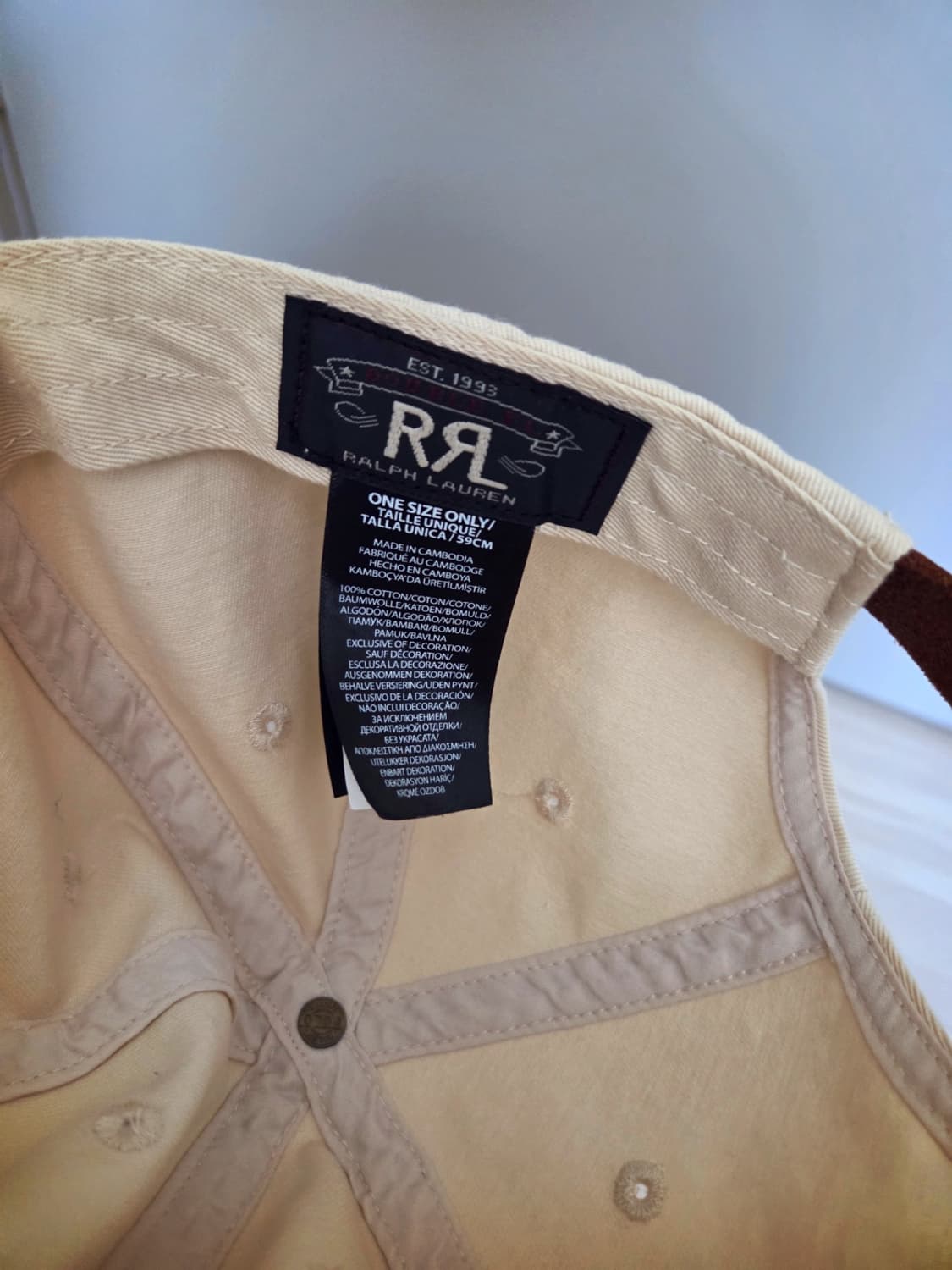 RRL 더블알엘 볼캡 모자 상품이미지3